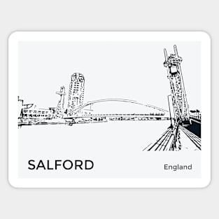 Salford England Sticker